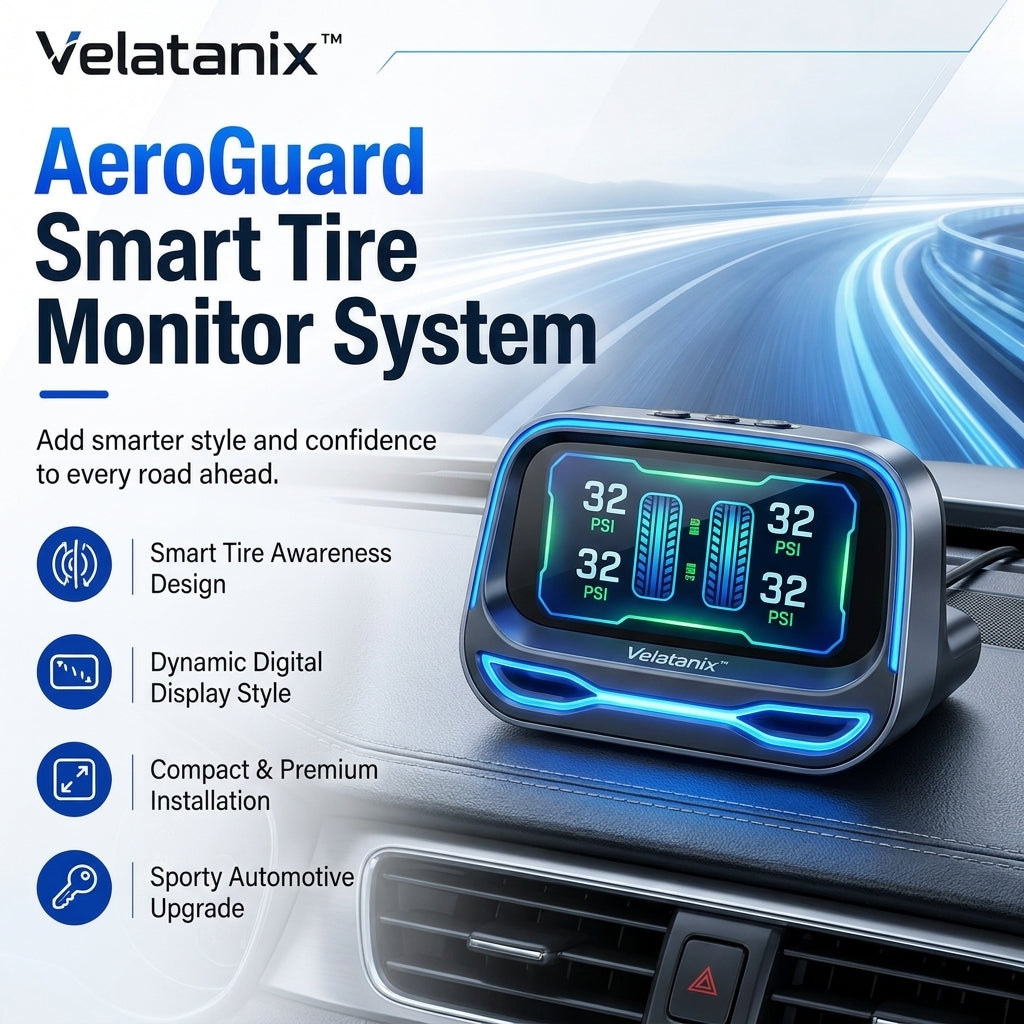 Velatanix™ AeroGuard Smart Tire Monitor System