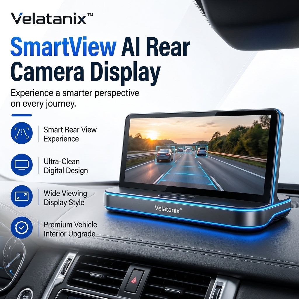 Velatanix™ SmartView AI Rear Camera Display